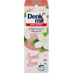 Mini spray pentru odorizant Sweet Love, 25 ml