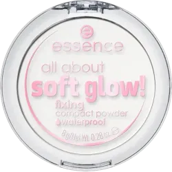 Pudră compactă All About Soft Glow! Fixator rezistent la apă, 8 g