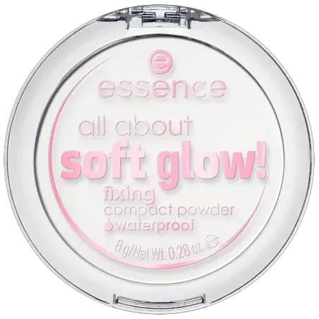 Pudră compactă All About Soft Glow! Fixator rezistent la apă, 8 g