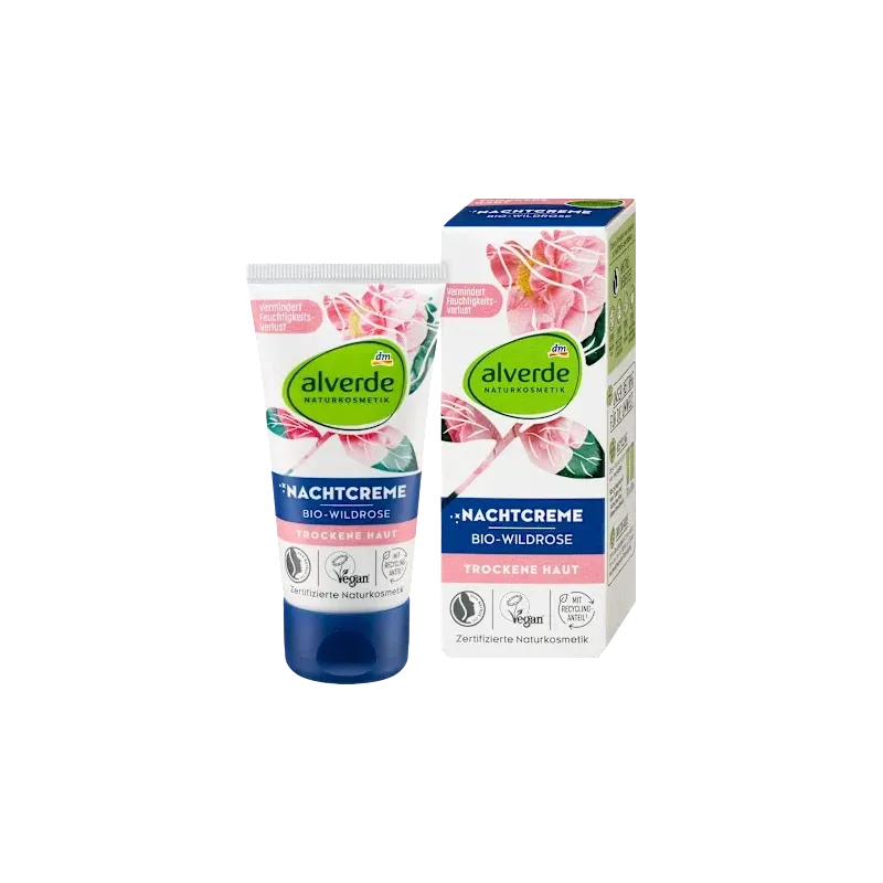 Cremă de noapte cu trandafir sălbatic, 50 ml