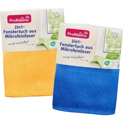 Lavetă din microfibră pentru geamuri 2 în 1, 1 bucată