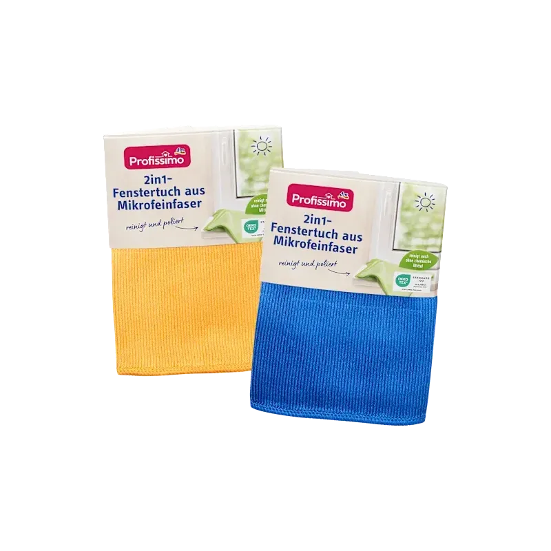Lavetă din microfibră pentru geamuri 2 în 1, 1 bucată