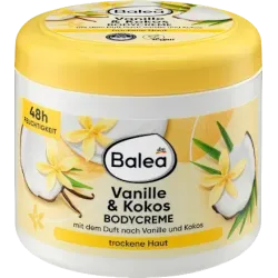 Cremă de corp vanilie și nucă de cocos, 500 ml