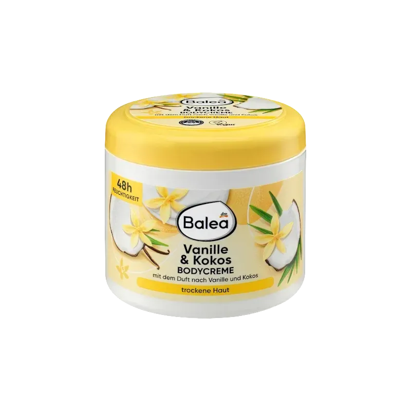 Cremă de corp vanilie și nucă de cocos, 500 ml