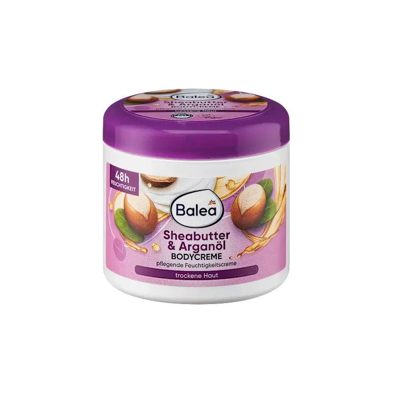 Cremă de corp cu unt de shea și ulei de argan, 500 ml