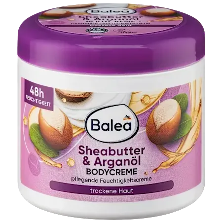 Cremă de corp cu unt de shea și ulei de argan, 500 ml