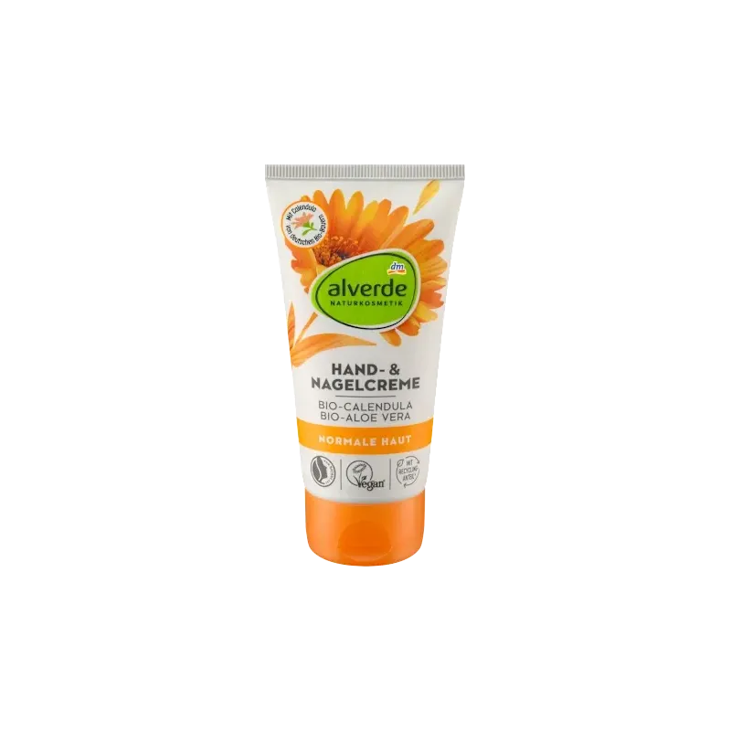 Cremă pentru mâini și unghii cu gălbenele și aloe vera