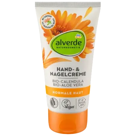 Cremă pentru mâini și unghii cu gălbenele și aloe vera