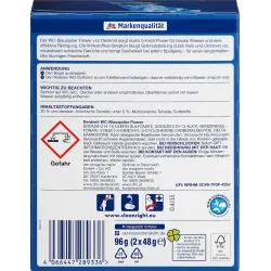 WC Blue Rinse Agent Flower, 2 buc