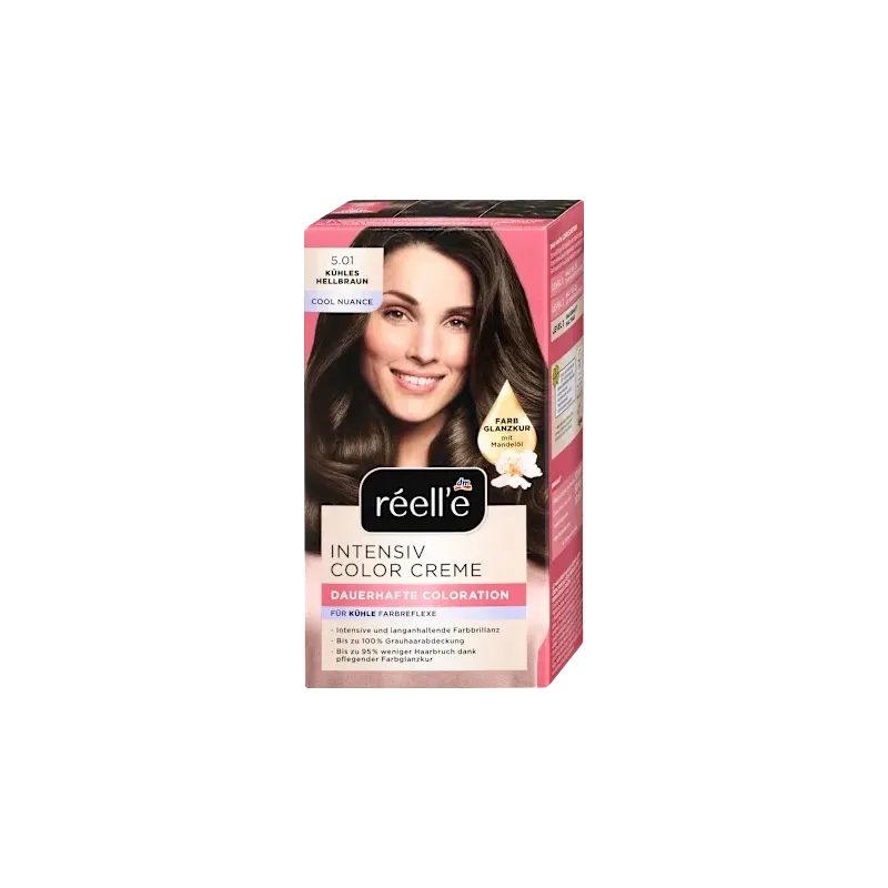 Vopsea de păr 5.01 Șaten deschis rece, 1 buc.