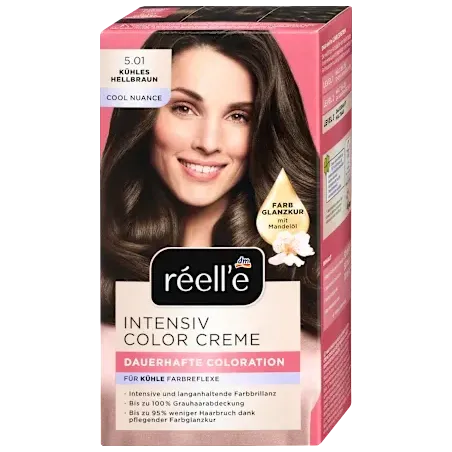 Vopsea de păr 5.01 Șaten deschis rece, 1 buc.