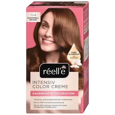 Vopsea de păr 7.04 Caramel Brown, 1 buc.