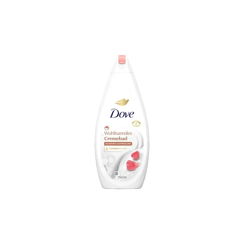 Cremă de baie cu lapte de migdale și parfum de hibiscus