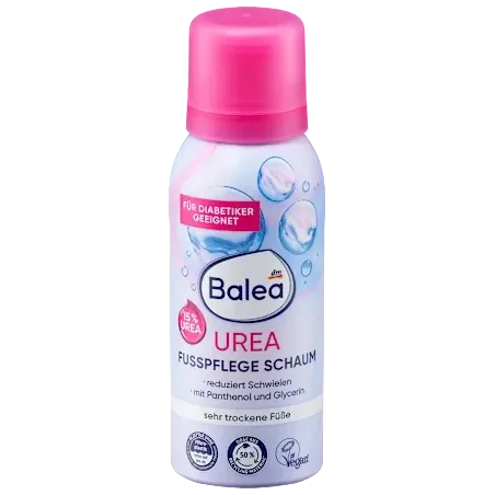 Spumă pentru îngrijirea picioarelor cu uree, 100 ml