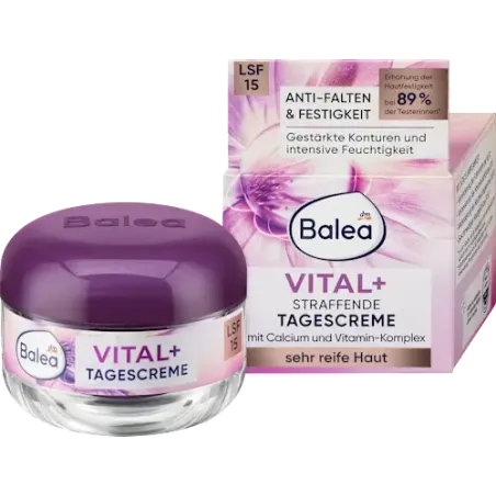Cremă de față Vital + fermitate SPF 15, 50 ml