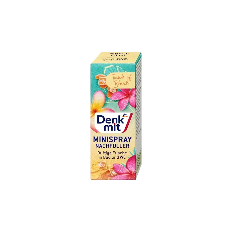 Mini odorizant spray Touch of Brazil, rezervă, 25 ml