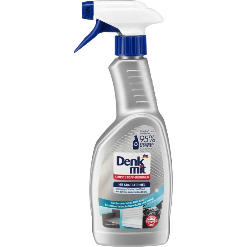 Detergent pentru plastic cu formulă puternică, 500 ml