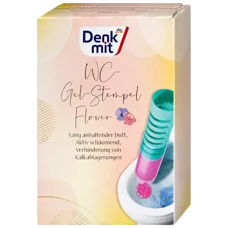 Ștampilă gel de curățare a toaletei Flower, 75 ml
