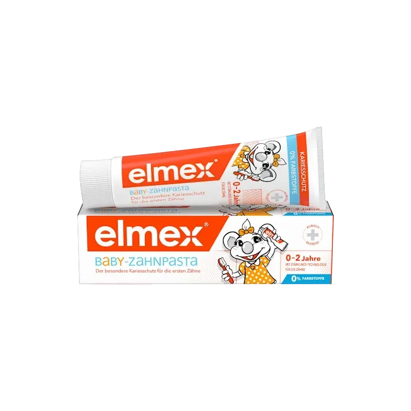 Pastă de dinți pentru bebeluși, 0-2 ani, 50 ml