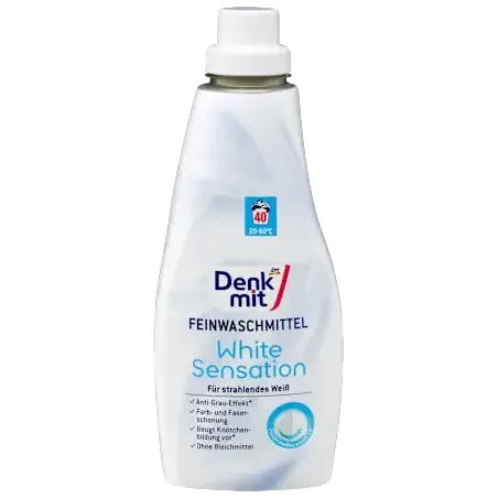 Detergent lichid de rufe White Sensation,  40 Wl