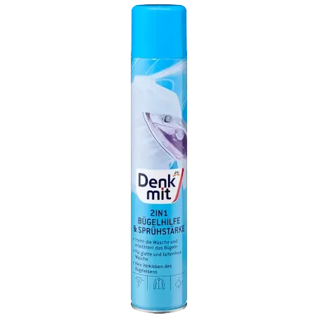 Ajutor pentru călcat și spray cu amidon 2 în 1, 500 ml