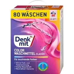 Pulbere detergent colorat, 80 Wl