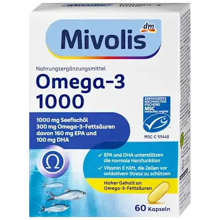 Omega-3 1000, Capsule 60 buc, 85,1 g