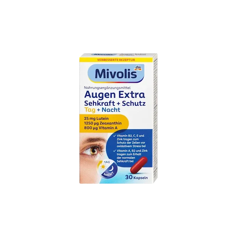 Eye Extra Vision + Protecție, Zi + Noapte, Capsule, 30 bucăți, 16 g