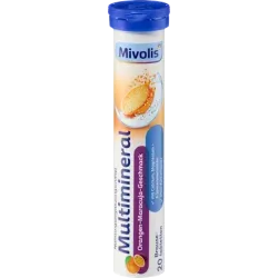 Tablete efervescente multiminerale 20 bucăți, 82 g