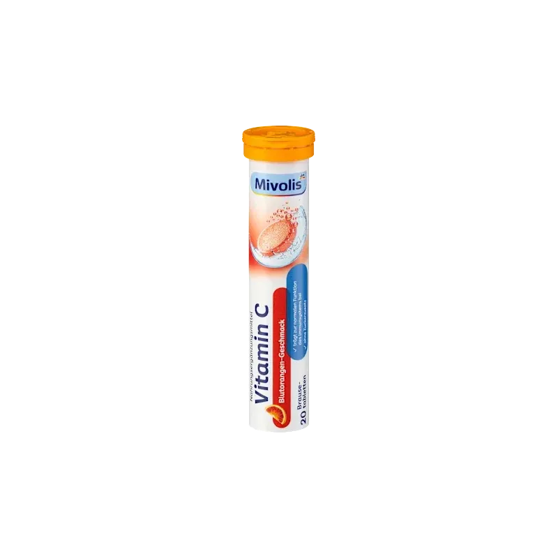 Comprimate efervescente cu vitamina C, 20 de comprimate, 82 g