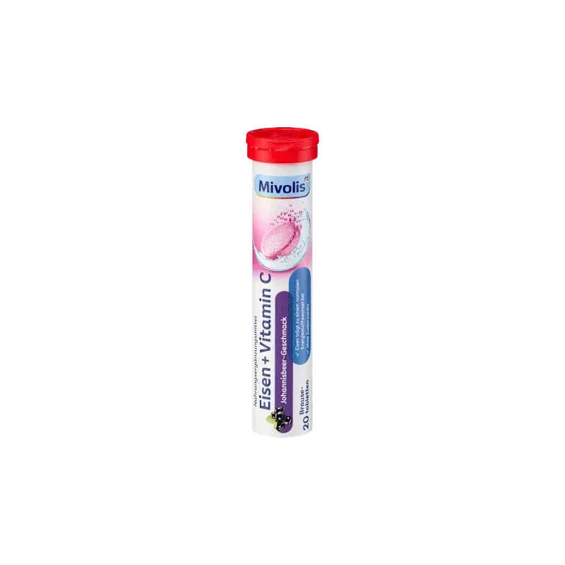 Comprimate efervescente Fier + C, 20 de comprimate, 82 g