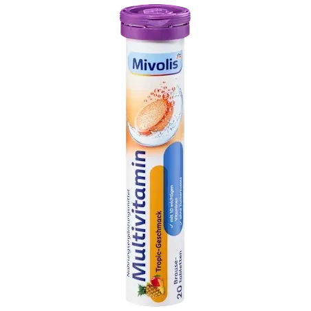 Comprimate efervescente multivitamine, 20 de comprimate, 82 g