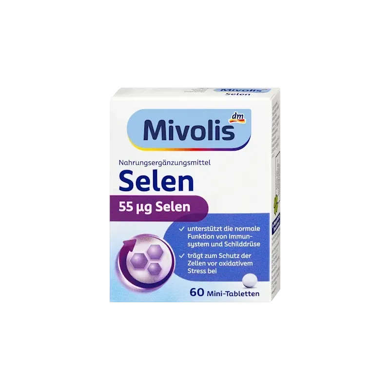 Tablete de seleniu, 60 buc, 9 g