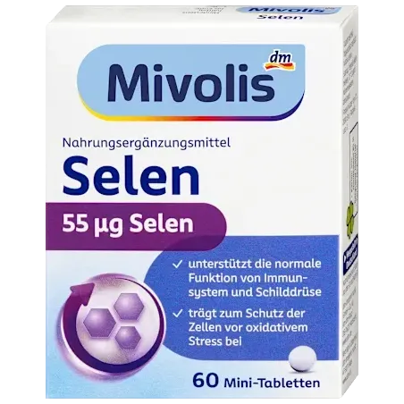 Tablete de seleniu, 60 buc, 9 g