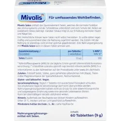Tablete de seleniu, 60 buc, 9 g