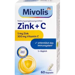 Capsule Zinc + C, 60 buc, 38 g