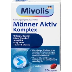 Capsule cu complex activ pentru bărbați, 30 buc, 26 g