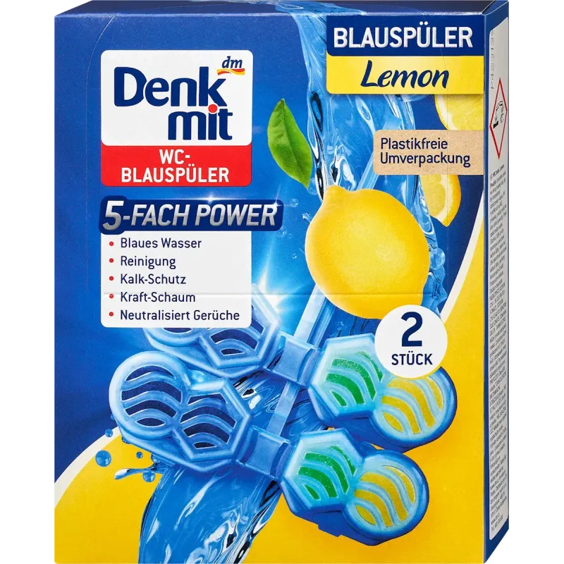 WC-Bluespüler Lemon, 2 buc