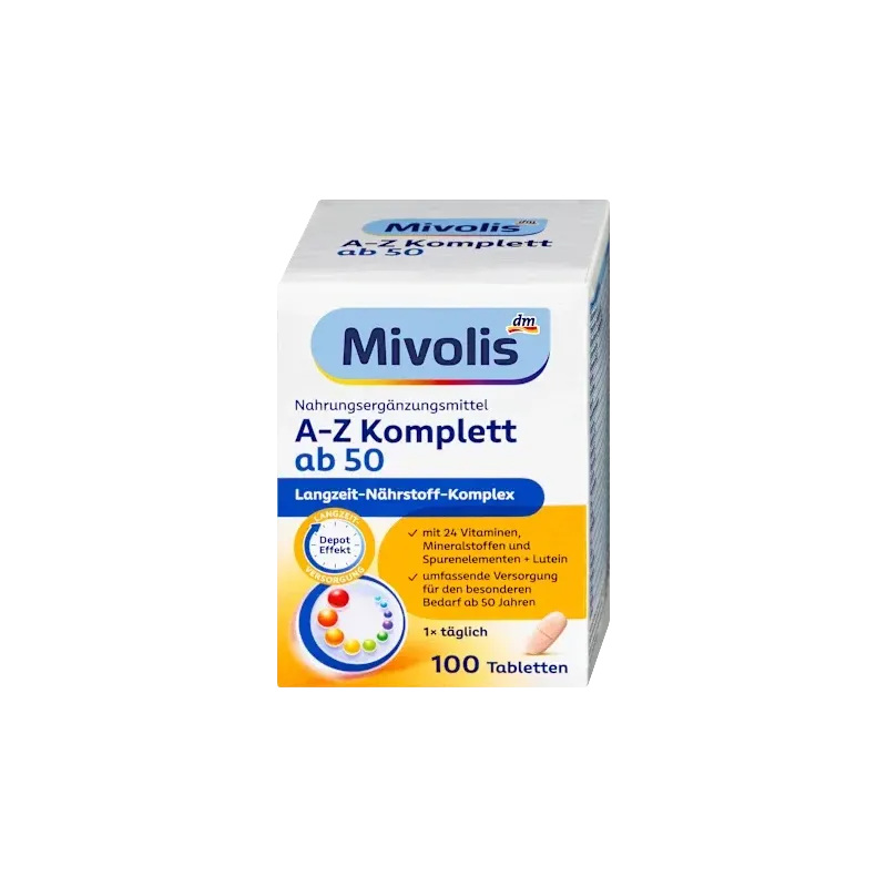 AZ Complete Depot de la vârsta de 50 de ani, 100 de comprimate, 153 g