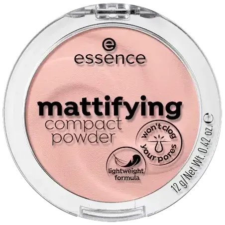 Pudră compactă matifiantă bej deschis 10, 12 g
