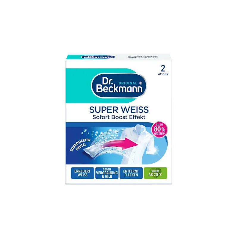Pliculețe de detergent,alb strălucitor, 80g