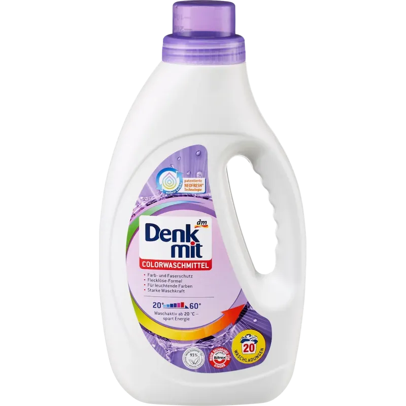 Detergent de culoare lichid de culoare și protecție pentru fibre, 1,1 l