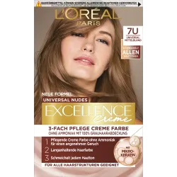 Vopsea de păr Nude 7U Blond Mediu, 1 buc.