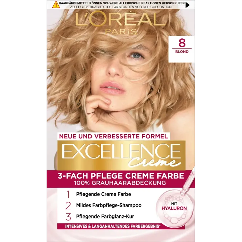 Culoare de păr 8 Blond, 1 buc.