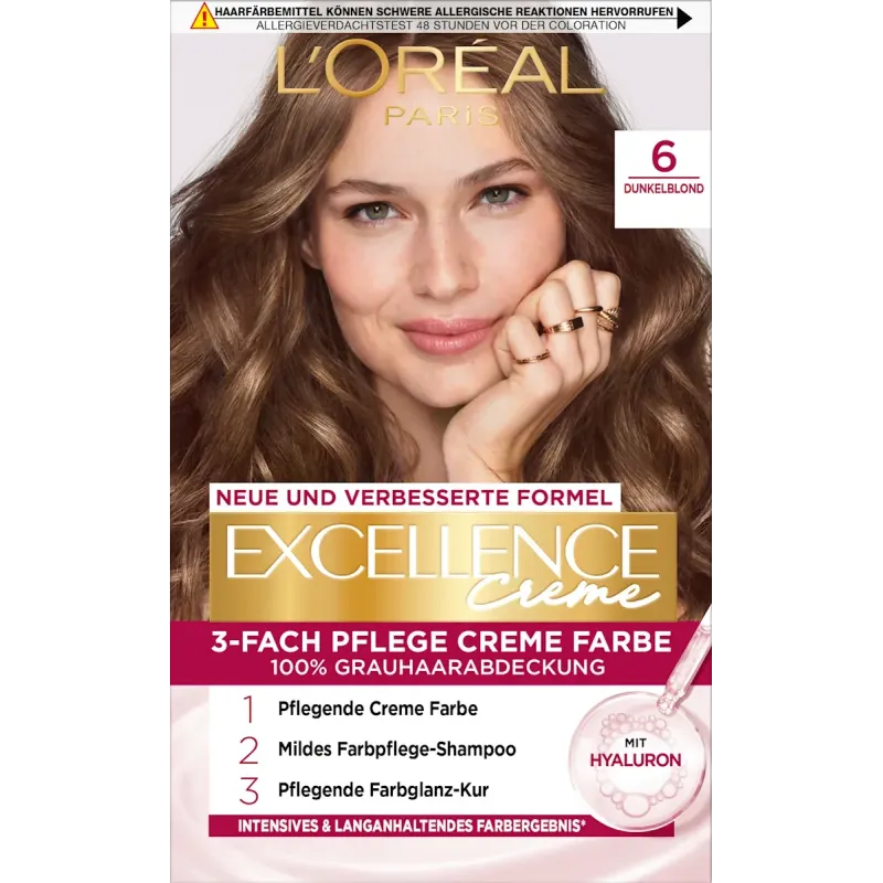 Culoare de păr 6 Blond închis, 1 buc.