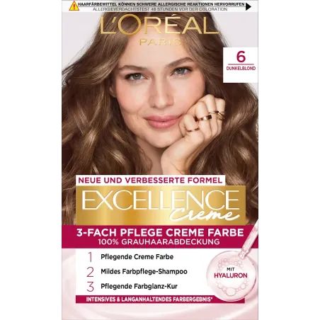 Culoare de păr 6 Blond închis, 1 buc.