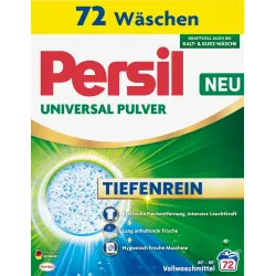 Detergent pudră universal pentru rufe, cu putere mare de curățare, 72 de spălări