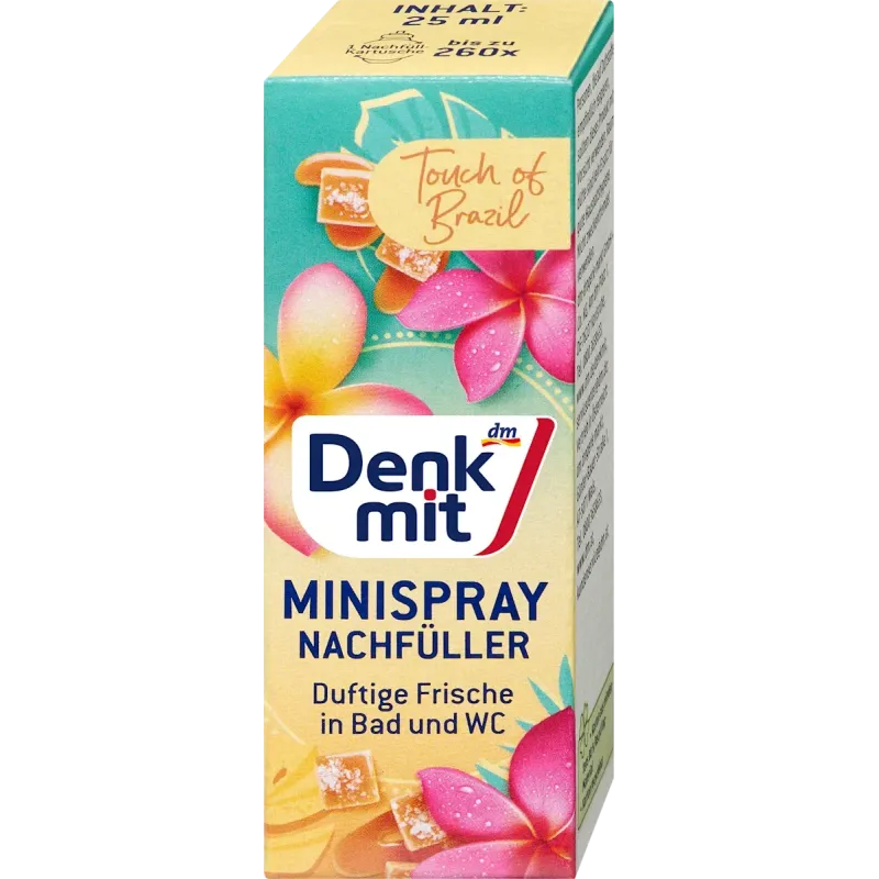Rezervă odorizant mini-spray Touch of Brazil, 25 ml