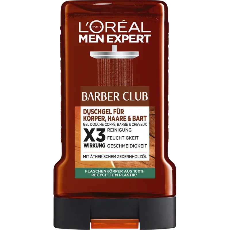 Gel de duș Barber Club 3 în 1, 250 ml