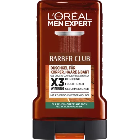 Gel de duș Barber Club 3 în 1, 250 ml